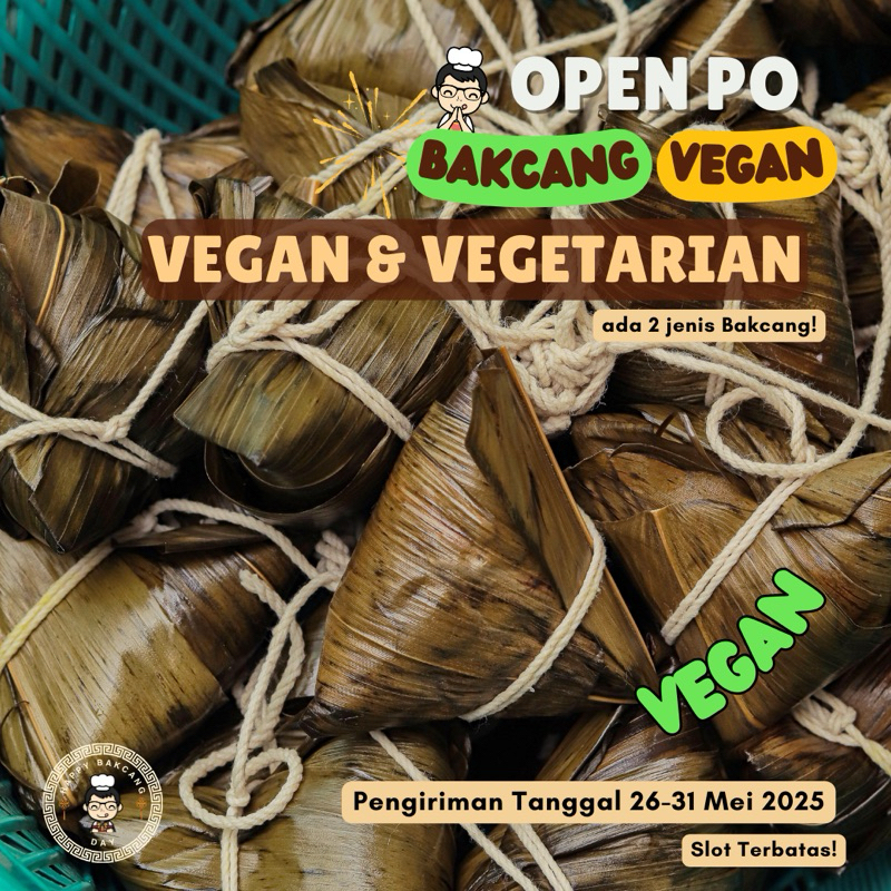 Vinsdapourvegan - PO Bakcang Vegan / Bacang Vegan Vegetarian Nasi Ketan Versi Belitung Medan
