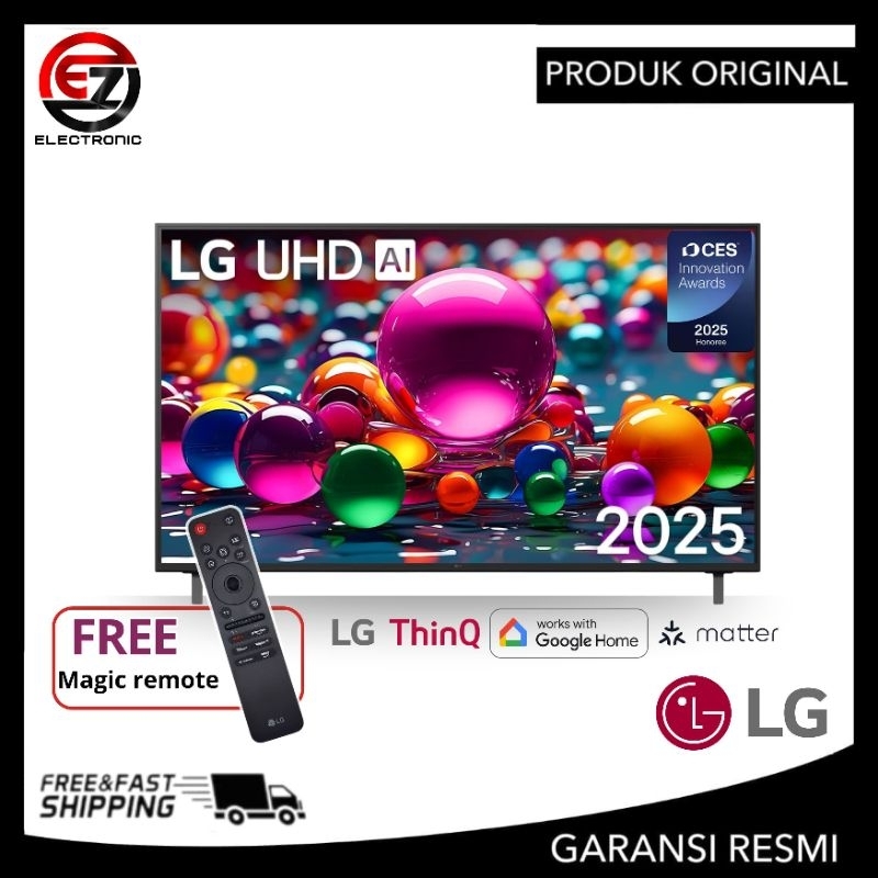 LG 50UA7550 LED SMART TV 50 Inch UHD 4K HDR Alpha7 Gen8 ThinQ Ai 50UA7550PSA 50UA UA7550PSA