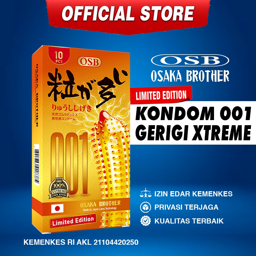 Osb Osaka Brother Condom - Kondom 001 Gerigi Duri Extreme Tahan Lama
