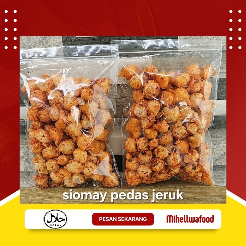 

Siomay mini rasa pedas daun jeruk