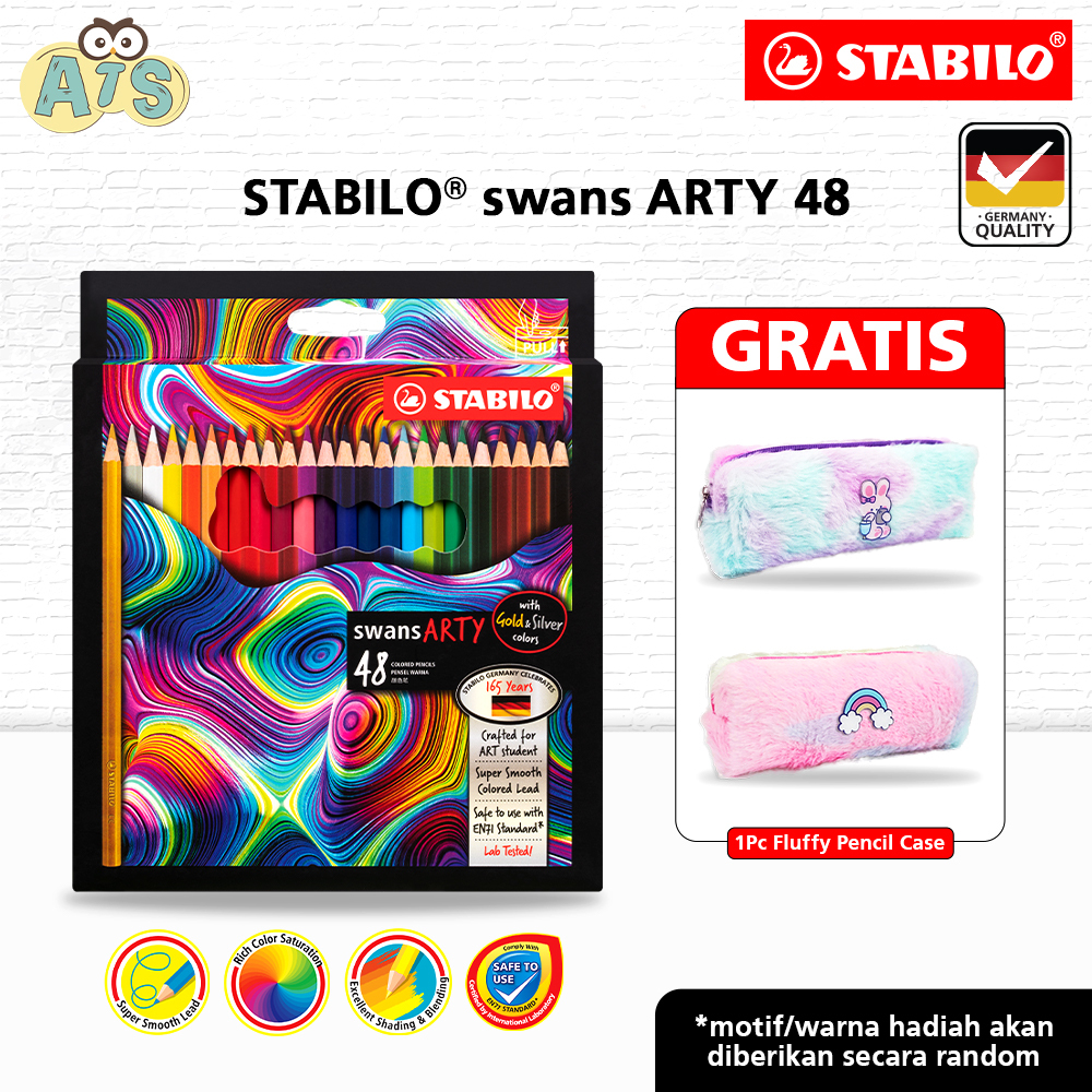 

Pensil Warna Stabilo Swans Arty 48 Warna