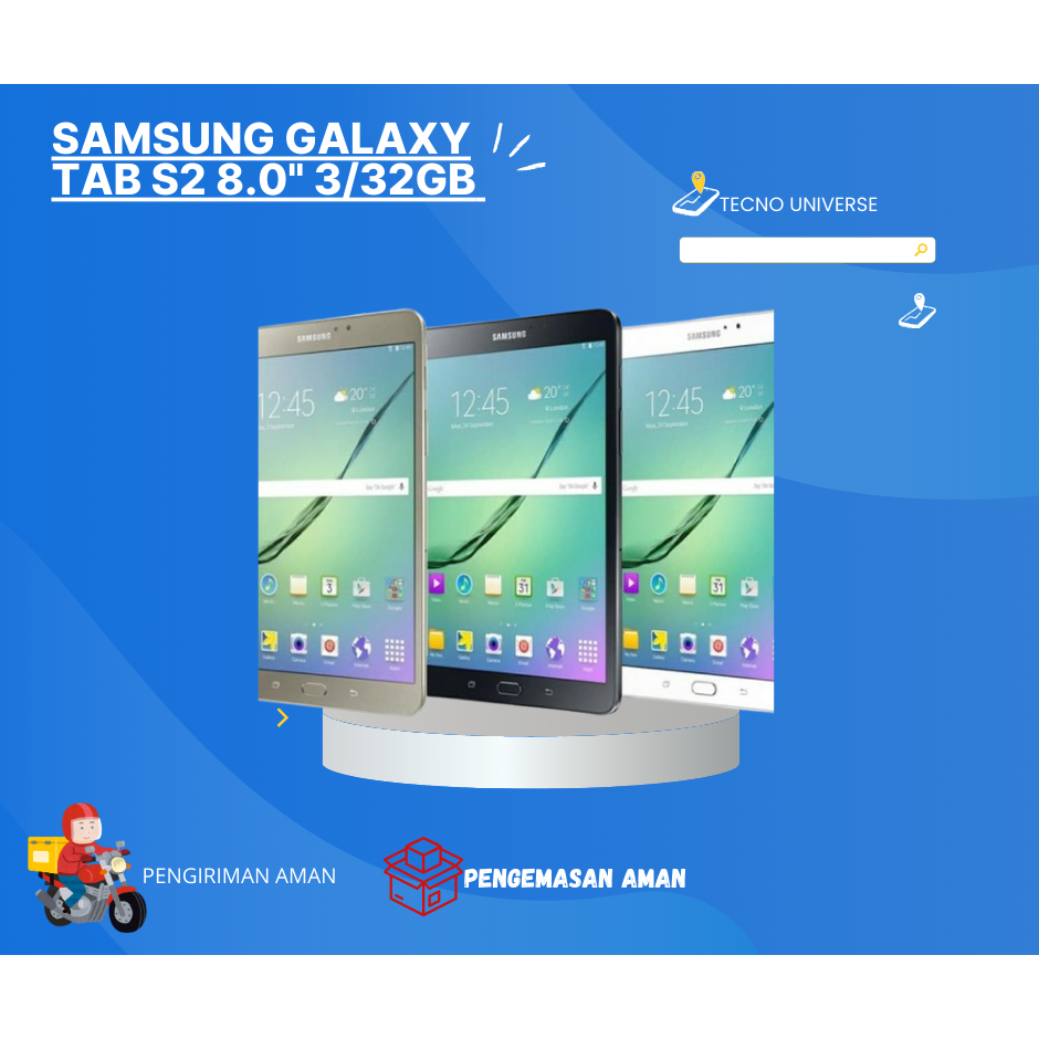 Samsung Galaxy Tab S2 8.0" 3/32GB Second Jagatnya Tablet Samsung -Tecno Universe
