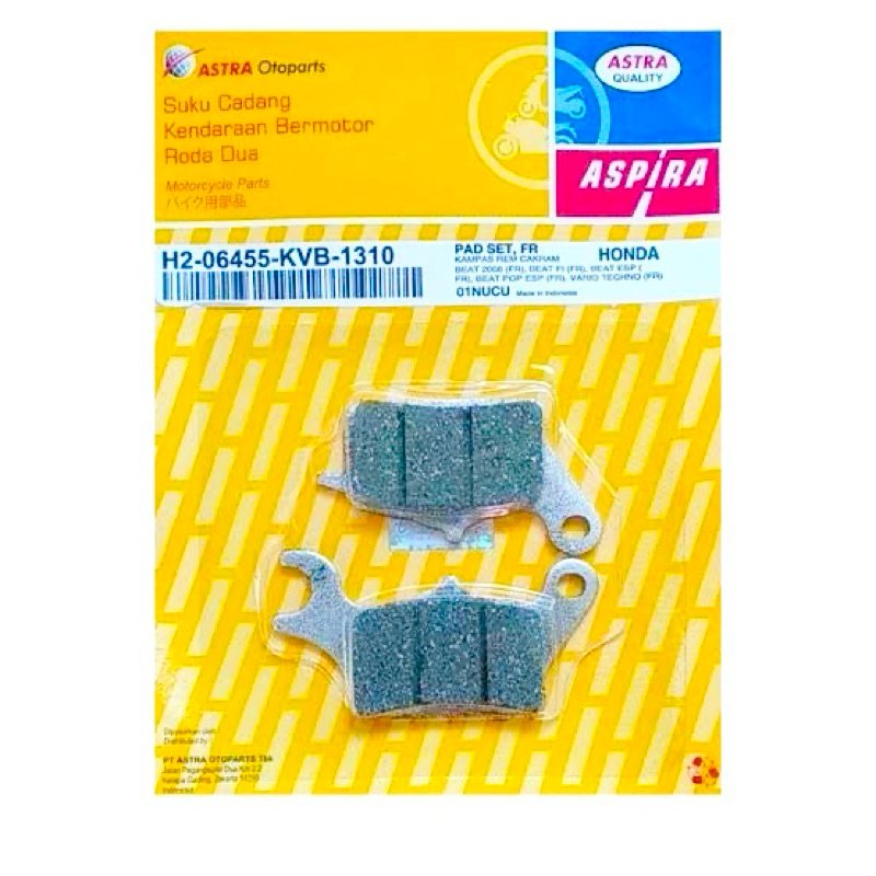 DISPAD KAMPAS REM CAKRAM VARIO CBS KVB-T01 ASPIRA
