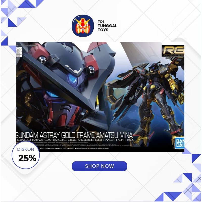 RG 1/144 Gundam Astray Gold Frame Amatsu Mina Bandai