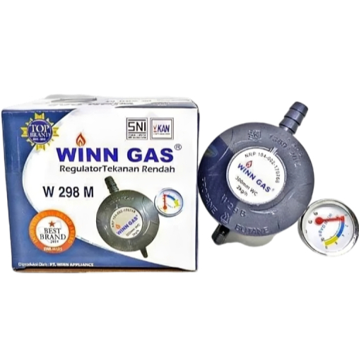 Regulator Winn Gass W298M / Regulator Gas Tekanan Rendah Winn Gas W-298M / Regulator Kompor Winn Gas