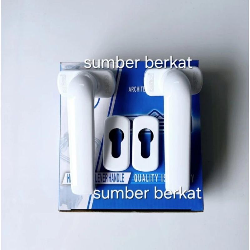Handle pintu aluminium dekson lhtr 0816 putih