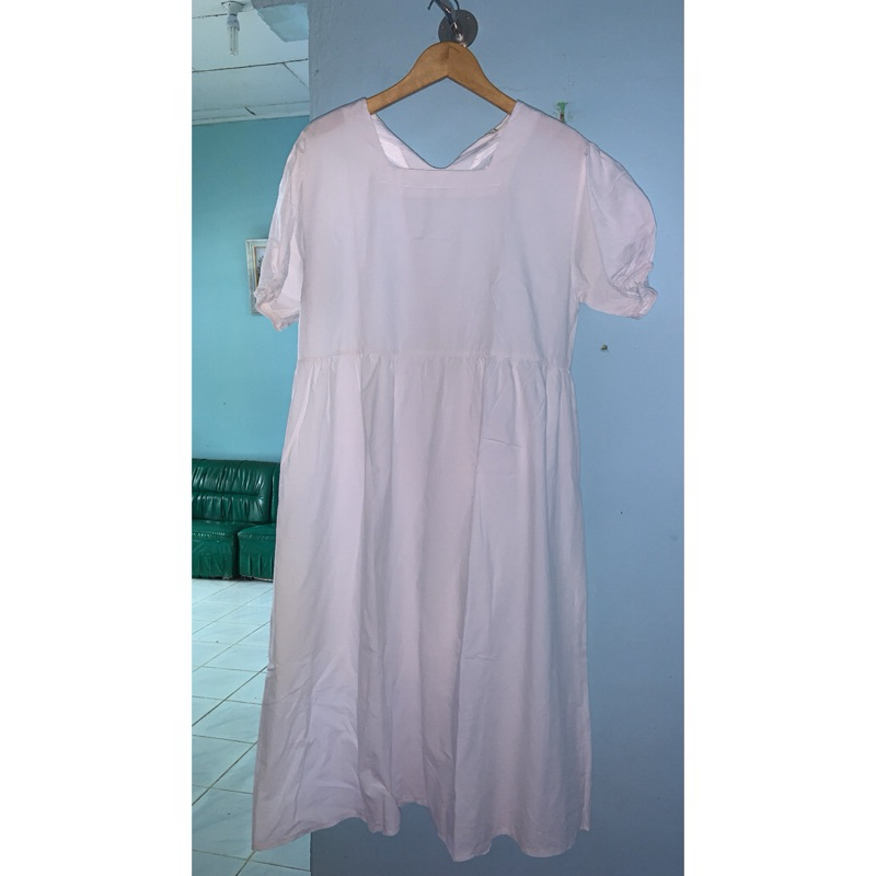 Dress Putih Polos