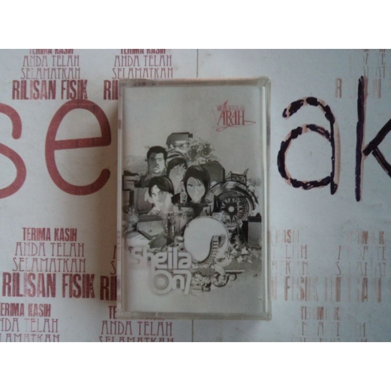 Kaset Pita Sheila On 7 Menentukan Arah SEGEL