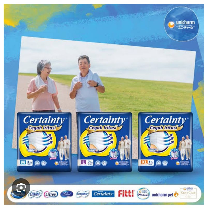 Popok dewasa / popon certainty / popok perekat / popok celana