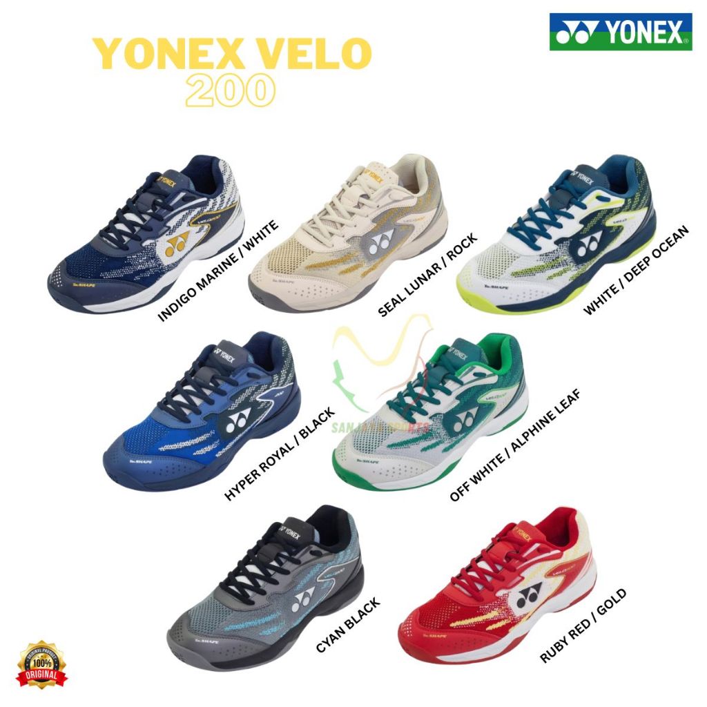 SEPATU YONEX BADMINTON BULUTANGKIS YONEX VELO 200 ORIGINAL