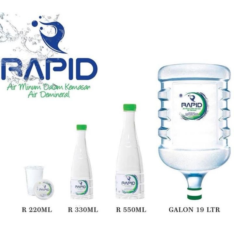 

Air Minum Kemasan Rapid Demineral Segar Menyegarkan Siap Antar