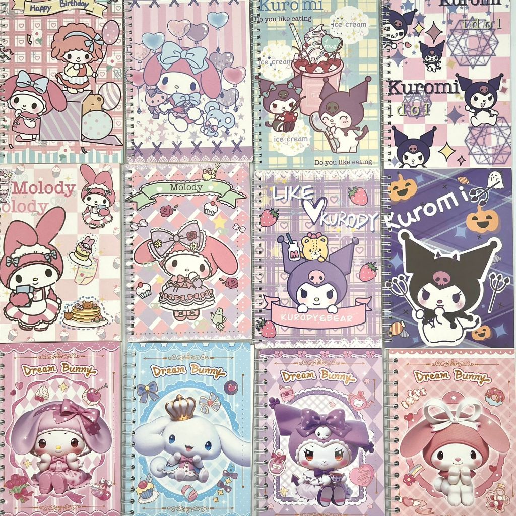 

Buku Tulis Spiral Karakter Sanrio B4