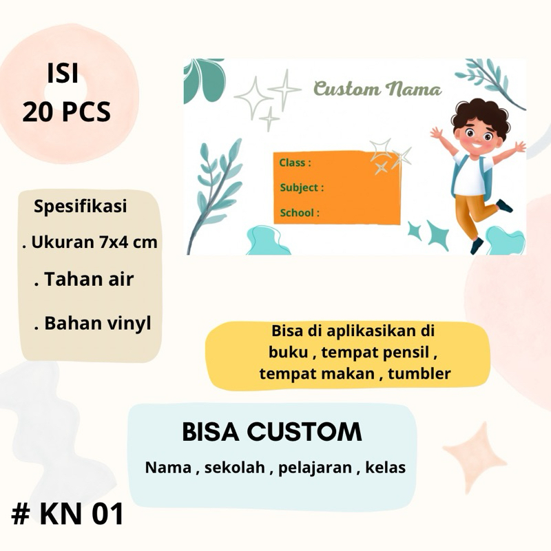 

STIKER CUSTOM BUKU LUCU KARAKTER