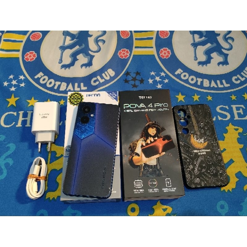 Tecno pova 4 pro 8+5/128gb hp murah spek joss poll