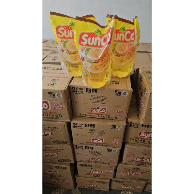 

[2 Liter] Minyak Goreng Sunco Kemasan Pouch