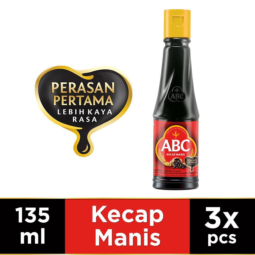 

ABC Kecap Manis 135ml Botol Praktis Rasa Manis Gurih Cocok Masak Tumis Goreng Marinasi Lauk Lezat