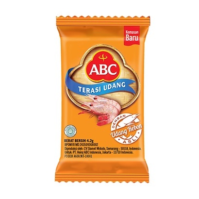

ABC Terasi Udang 4,2g Bumbu Masak Rasa Gurih Khas Cocok Sambal Goreng Tumis Sayur Masakan Lezat