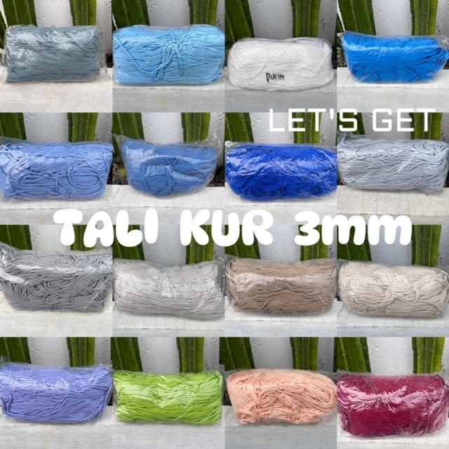 tali kur 3mm polyester 500gram