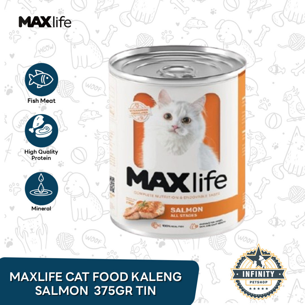 Makanan Kucing Kaleng MaxLife Cat food Can 375 Gram