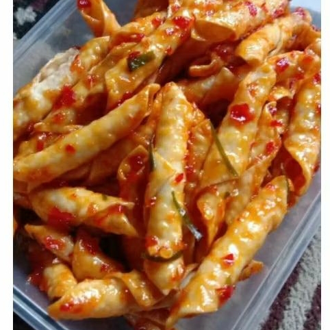 

KACANG SEMBUNYI PEDAS MANIS DAUN JERUK KACANG UMPET PANGSIT ISI KACANG BALADO ENAK GURIH