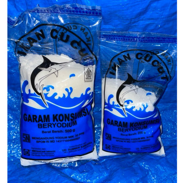 

GARAM HALUS IKAN CUCUT MURAH BERSIH 250 gr dan 500 gr
