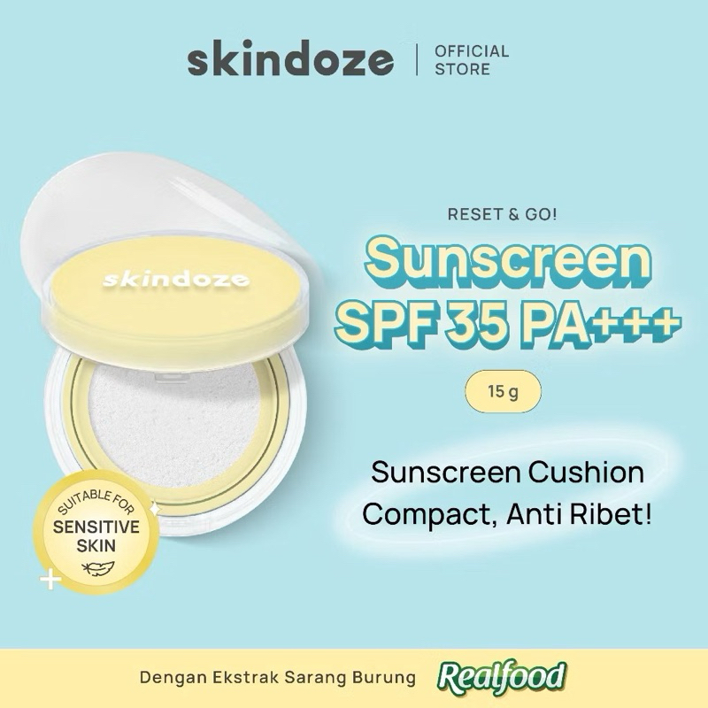 [NEAR ED] SKINDOZE - Reset & Go Sunscreen Cushion