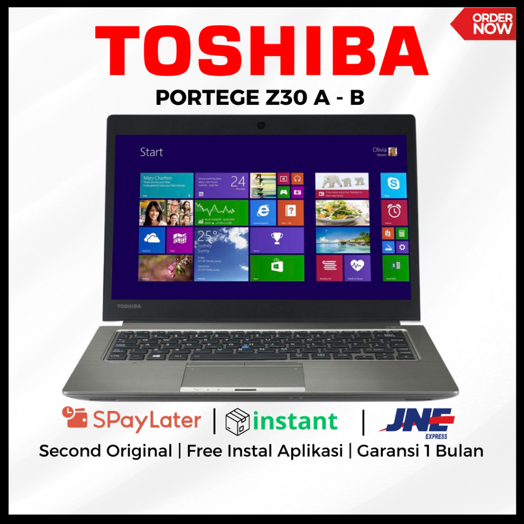 Laptop TOSHIBA PORTEGE Z30 A - B Second Original
