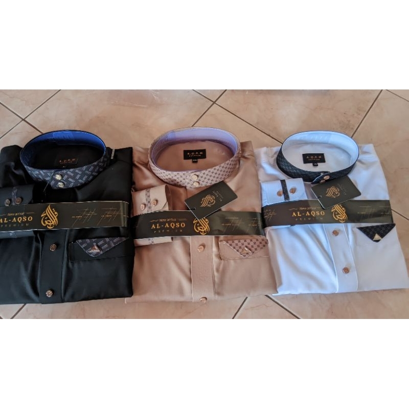 jubah Al aqso katun premium mamset