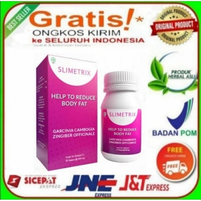 Slimetrix Pelangsing Herbal  Asli 100% Original