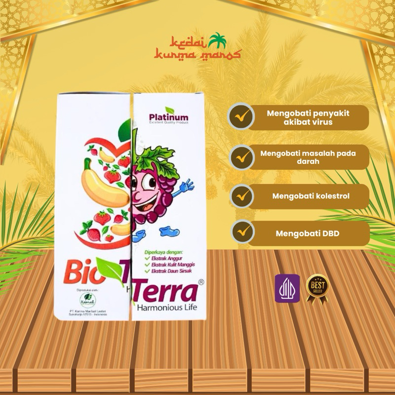 

Bioterra Platinum Herbal Probiotik & Sari Buah 250ml
