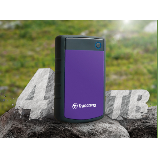 Transcend Storejet 25H3 4TB - HDD HD External Harddisk Hardisk Antishock