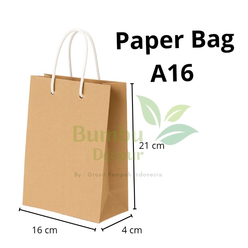 

Paper Bag / Tas Kertas / Tas Hajatan / Tas Asul-Asul / Tas Pernikahan / Tas Sovenir / Tas Souvenir - Ukuran 16x21x5 cm