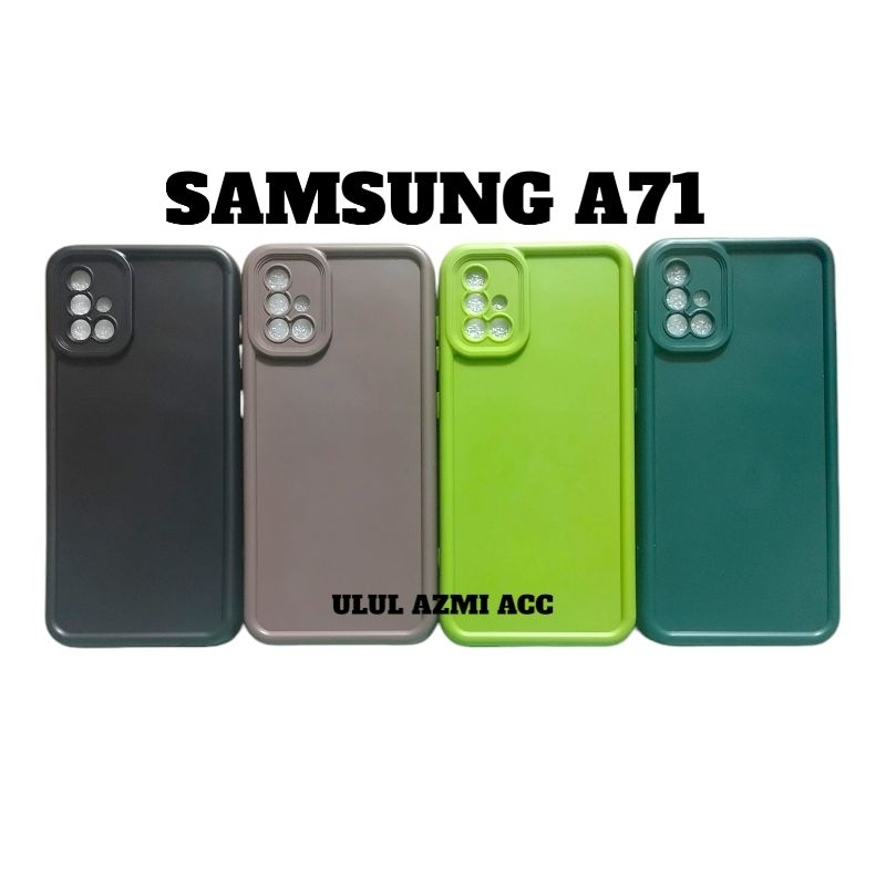 Case Matte Rose Hp Samsung A71 Softcase Pelindung Kamera