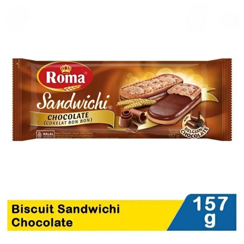 

Roma Biscuit Sandwich Chocolate 157g