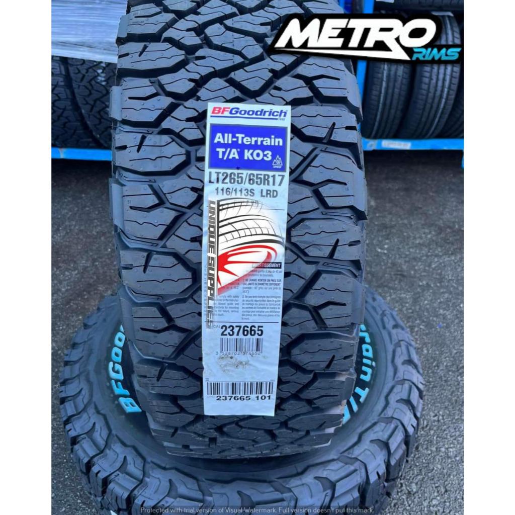 ban mobil semi offroad import ring 17 265/65 merk BFgoodrich KO3 ukuran 265 65 R17 Fortuner everest