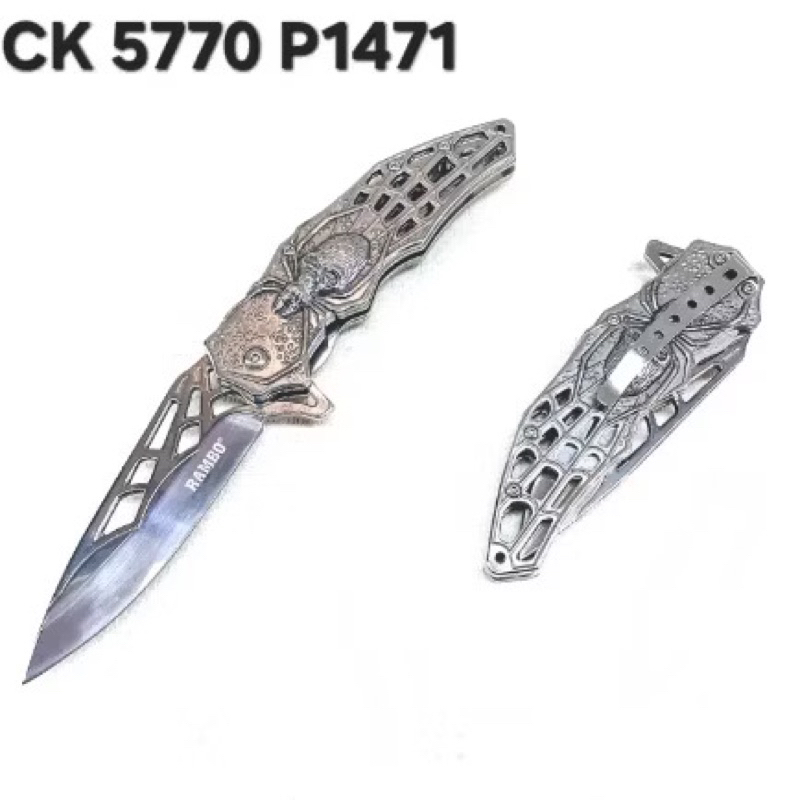 Pisau Berkemah Luar Ruangan Pisau Pertahanan Portabel Stainless Steel Pisau Taktis Berkemah Multifun