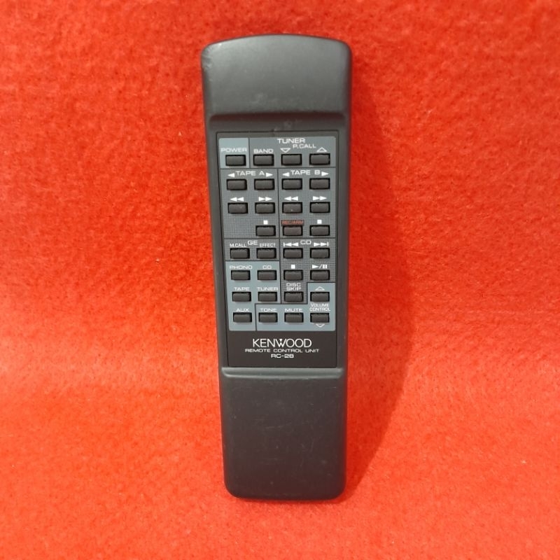 Remote Tape Compo KENWOOD Original Asli . RC - 28 .