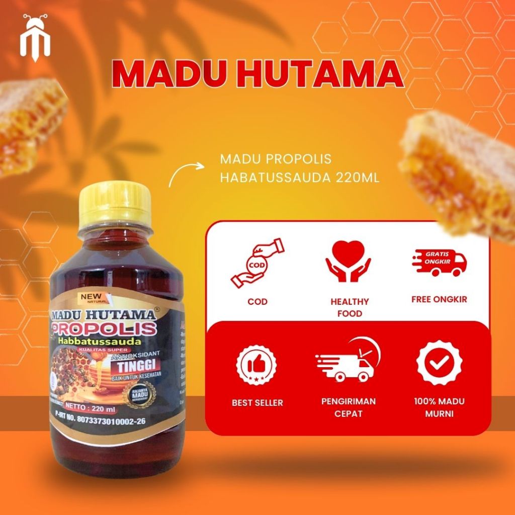 

Promo Paket Hemat Madu Propolis Habbatussauda | 100% Alami & Berkualitas Tinggi 130ML