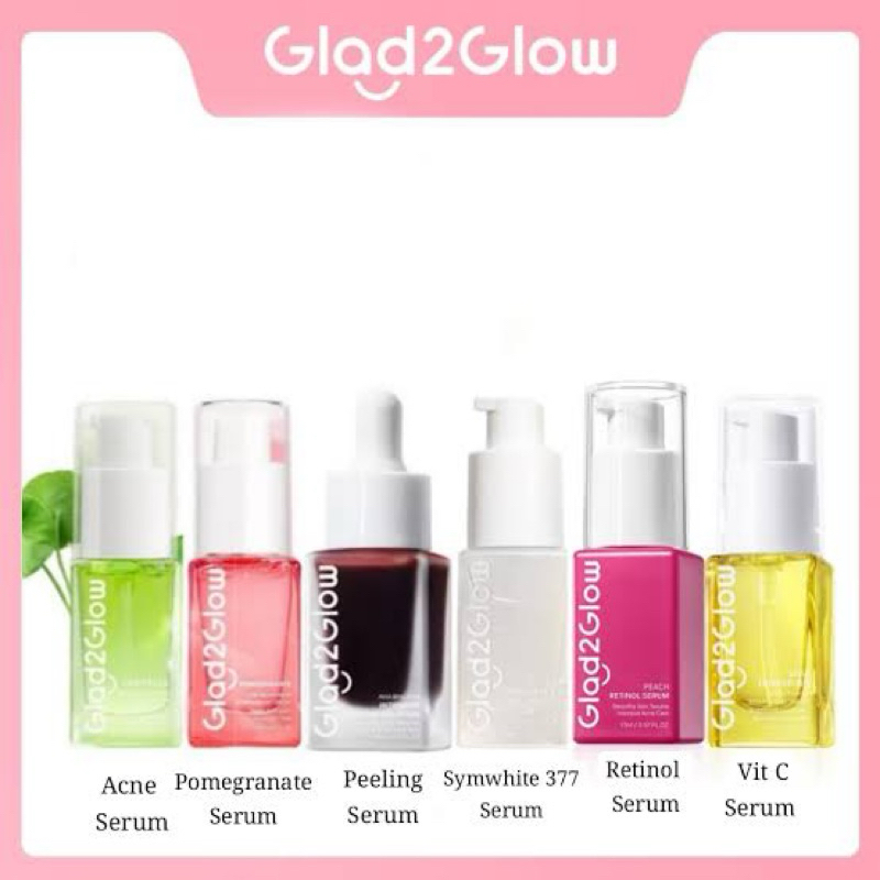 Glad2glow face serum
