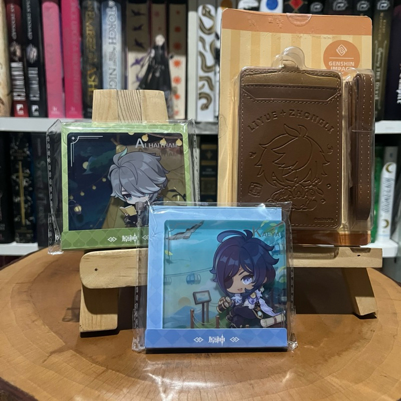 

OFFICIAL Ready Stock Genshin Impact Kaeya Alhaitham Zhongli Acrylic Block Lanyard