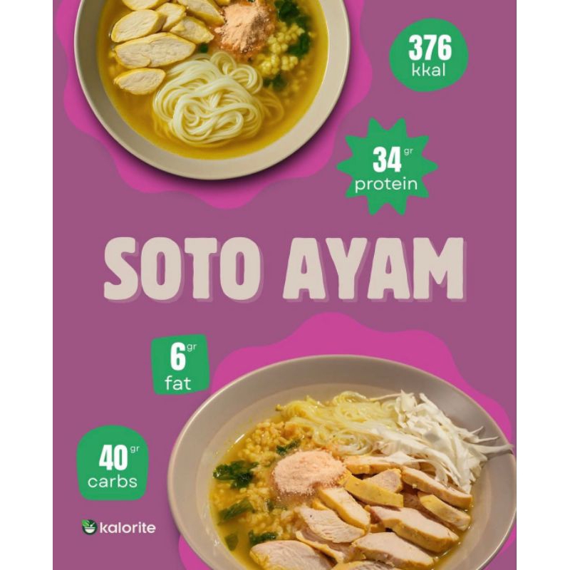 

Soto Dada Ayam - Healthy Diet Meal Prep Sehat
