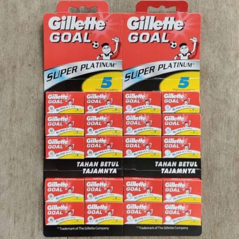 2 pak SILET GILLETTE GOAL isi ulang gillete klik