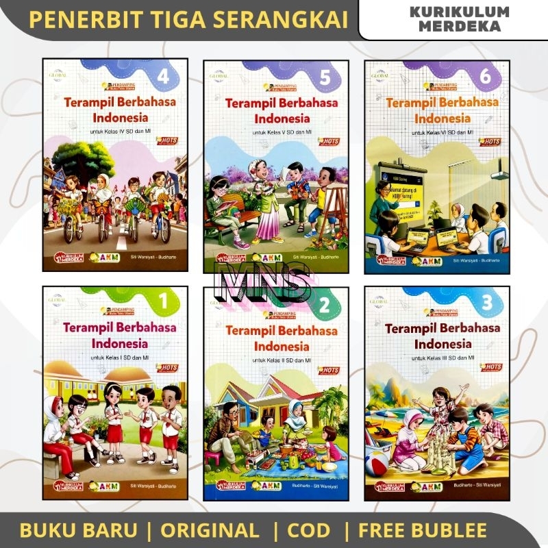 Buku Paket Global Terampil Bahasa Indonesia SD/ MI Kelas 1 2 3 4 5 6 KM Penerbit Tiga Serangkai
