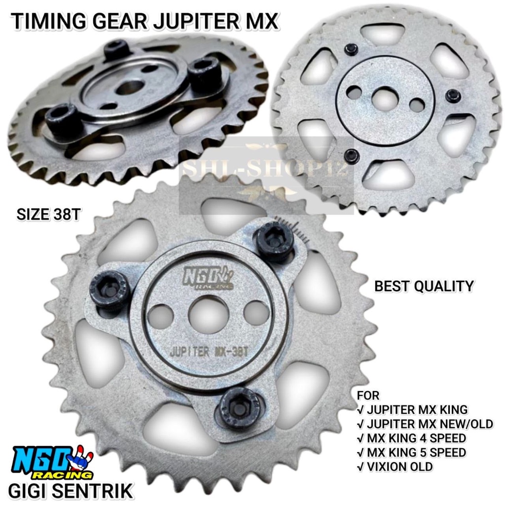 NGO TIMING GEAR GIGI SENTRIK JUPITER MX OLD JUPITER MX 4-5 SPEED VIXION OLD NEW GIGI SENTRIK MX