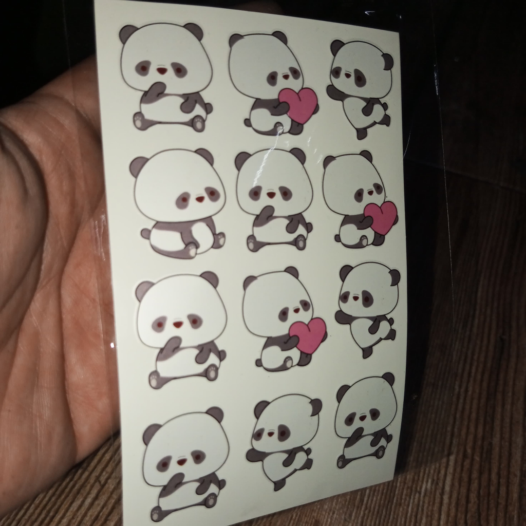 

STIKER CAT AND PANDA CUTE
