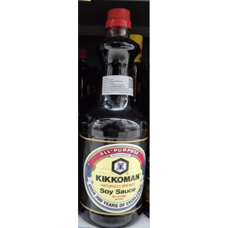 

Kecap Asin Natural KIKKOMAN Naturaly Brewed Soy Souce 1600ml - HK.