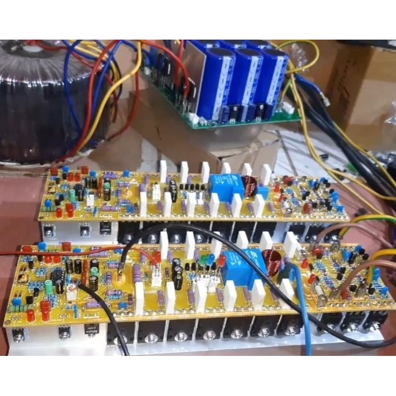 Power Clas H 2U u5000 R.Ungu pendingin putih/hitam 1.800-2.000 wat 4ohm fulset lengkap KSD sensor po