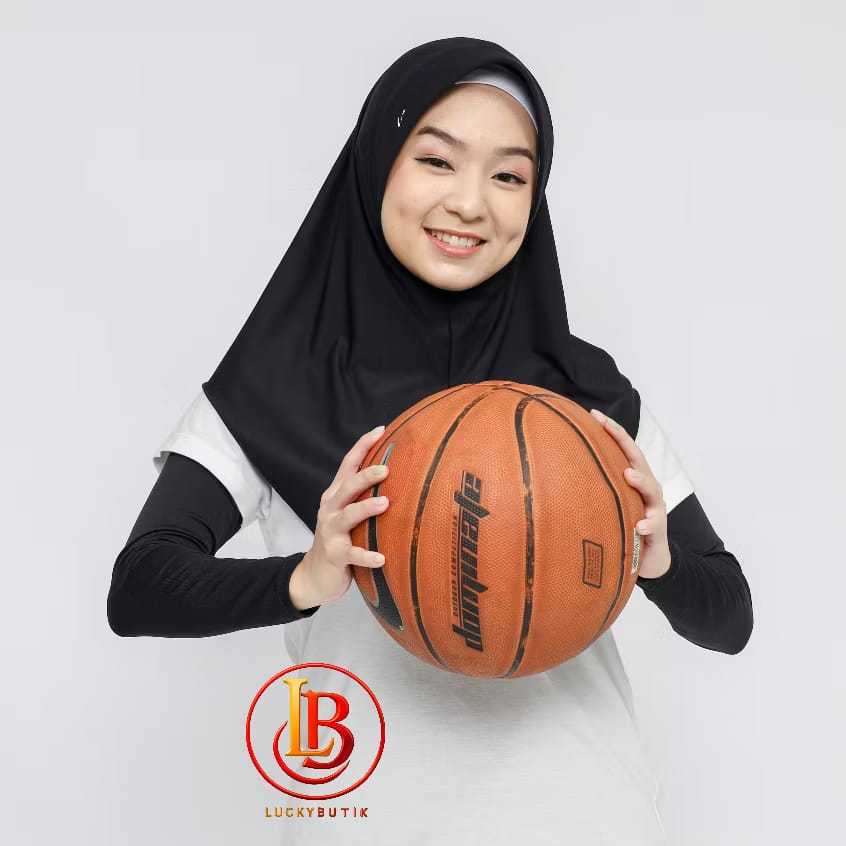 HIJAB BERGO HAMIDAH SIZE L HITAM