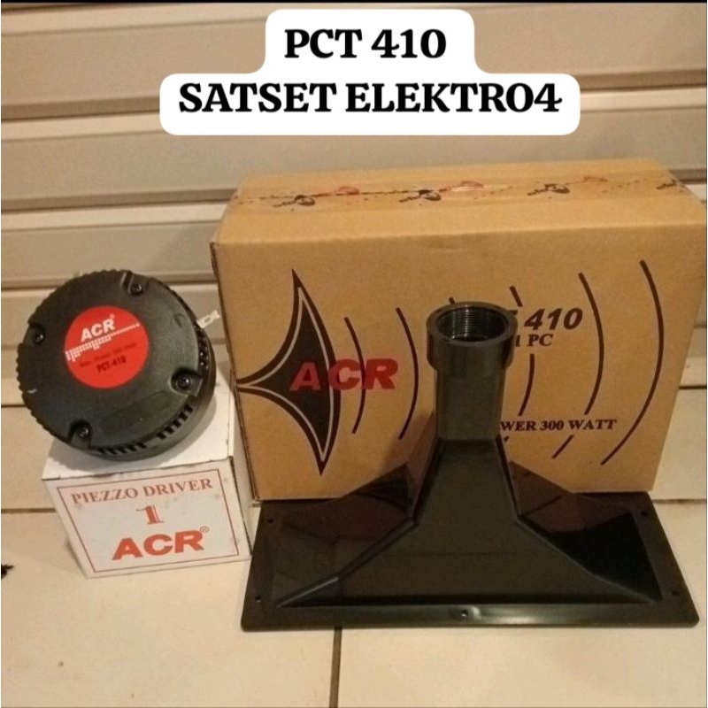 TWEETER ACR PCT 410 CORONG HORN & DRIVER PIEZZO 300 WATT ( SATU PAKET HORN & DRIVER )