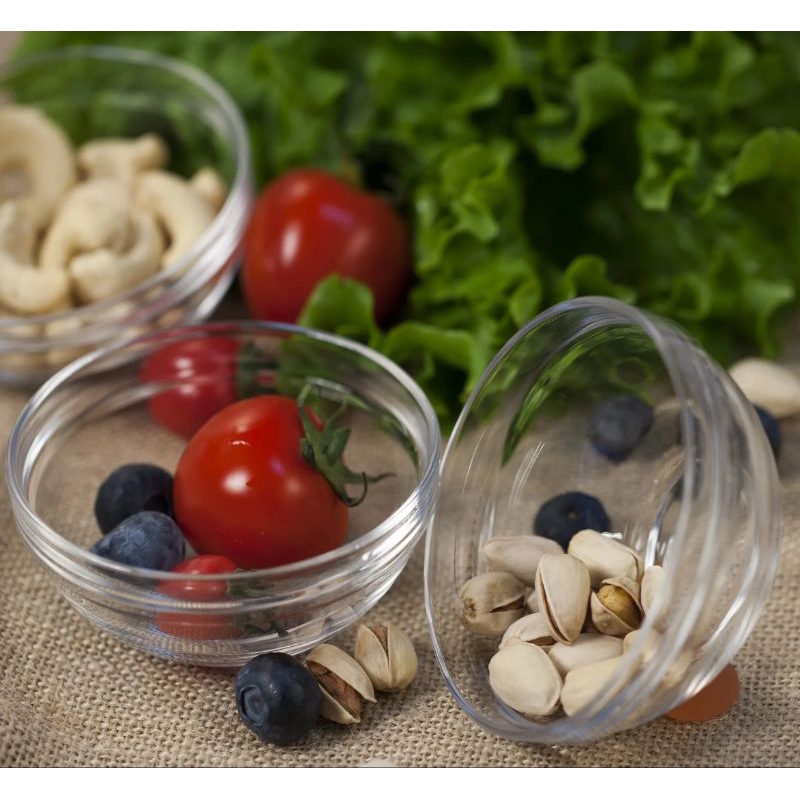 mangkok saus kecil 5,8 cm / mangkok sambal kecil / mangkok beling / mangkok bening / mangkok saus / 